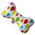 Mirage Pet Products Balloons Canvas Bone Dog Toy 6 in. 1196-CTYBN6